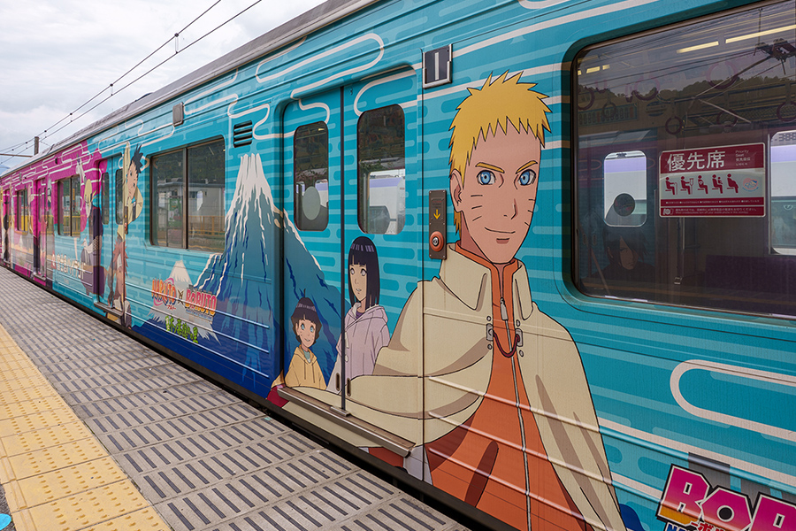 NARUTO×BORUTO 富士 木ノ葉隠れの里 コラボ電車