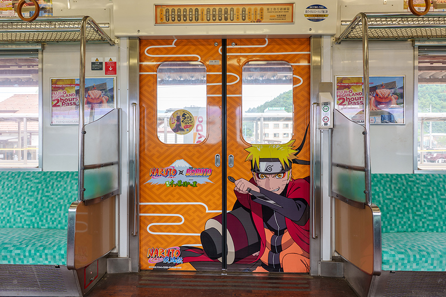 NARUTO×BORUTO 富士 木ノ葉隠れの里 コラボ電車