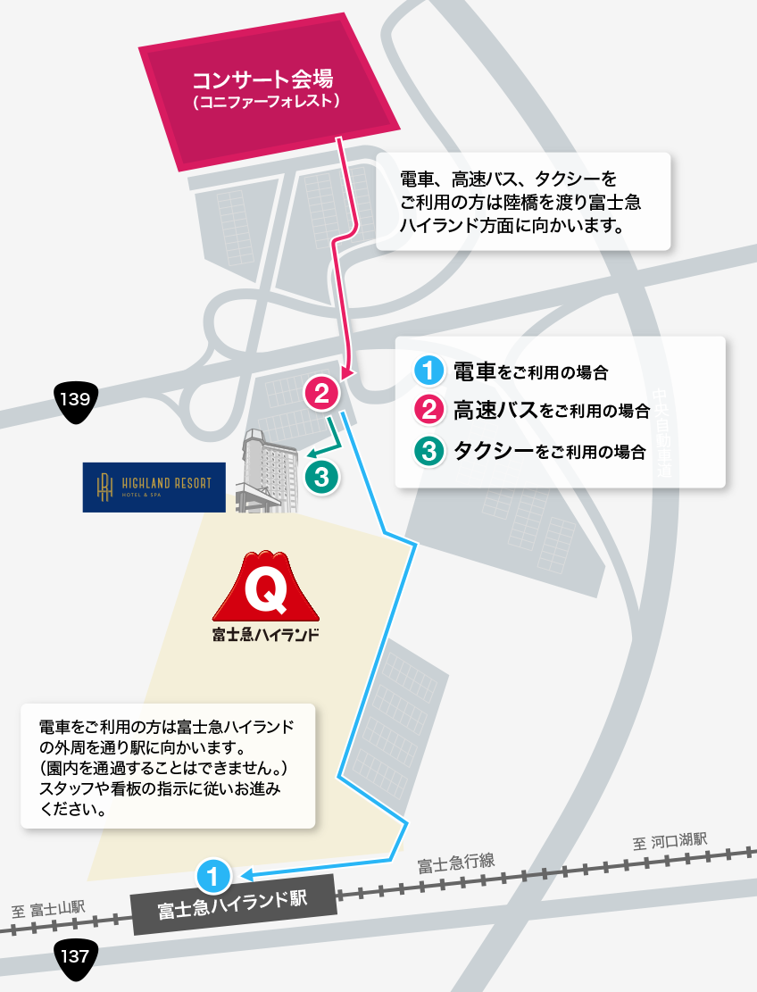 Dish Summer Amusement 21 森羅万象 コンサート交通アクセスのご案内 富士山に一番近い鉄道 富士急行線