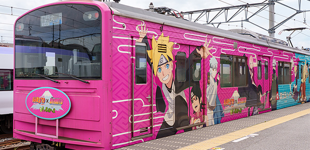 NARUTO×BORUTO 富士 木ノ葉隠れの里 コラボ電車